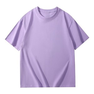 เสื้อยืดผู้ชายทรงโอเวอร์ไซส์ ผ้าฝ้ายแท้ 100% 200GSM สีพื้น คอกลม ทรงหลวม สไตล์ลำลอง ราคาโรงงานจากบังกลาเทศและจีน - Product Image 4