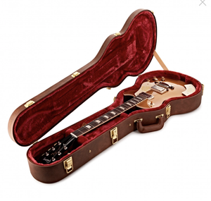 กีตาร์ไฟฟ้า Les Paul รุ่นใหม่ ของแท้ สภาพดีเยี่ยม สีทอง วินเทจ พร้อมฟิงเกอร์บอร์ดไม้โรสวูด - Product Image 3