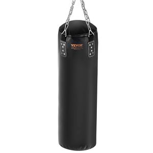 Ensemble de sacs de frappe en PVC de 4 pieds pour adultes, avec chaînes et gants pour l'entraînement de MMA, de karaté et de judo - Product Image 1