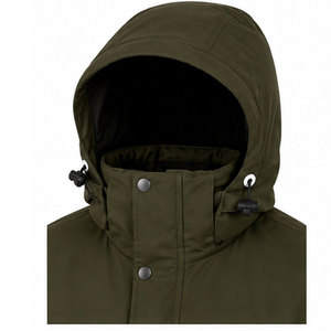 OEM Mens Winter Parka <b>Jacket</b> with Durable <b>Waterproof</b> Shell Breathable Construction Insulated Padding and Modern Streetwear Style - Product Image 4