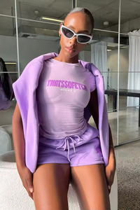 Custom Summer Blank Plain 3d Puff Print Logo Graphic Tee Cotton Women T-shirts Slim T Shirts Bodycon <b>Y2K</b> Slim <b>Tops</b> Woman Tshirts - Product Image 3