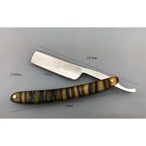 Kit de rasage de luxe avec rasoir de sécurité à double lame, support en bois et brosse à raser en cuir – Design élégant et très demandé - Product Image 5