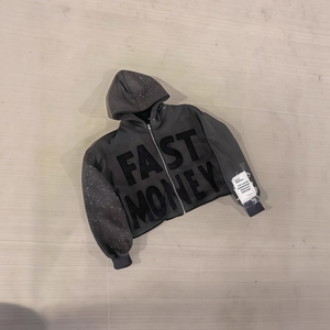Sudadera con Capucha y Cremallera para Hombre, Estilo Urbano, Oversize, de Algodón Tejido Transpirable, Estampada, Corte Regular, Estilo Otoñal - Product Image 5