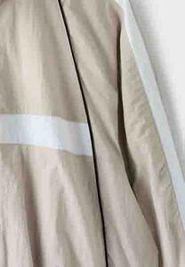 Unisex Oversized <b>Racer</b> <b>Jacket</b> Lightweight Zip Fly Stand Collar Solid Color Polyester All Seasons Adult Fit <b>Jacket</b> For <b>Men</b> - Product Image 2