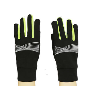 Gants thermiques d'hiver en cuir, antidérapants, coupe-vent, protection UV, pour course en plein air, cyclisme, course, écran tactile, chauds - Product Image 5