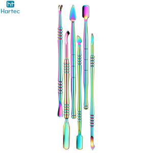 High-Precision Multi-Functional Premium Quality New Arrival Rainbow Plated Stainless Steel Professional <b>Nail</b> Cuticle Pusher <b>Tool</b> - Product Image 3