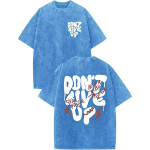 Camisetas Gráficas Vintage de Estilo Urbano, Camisetas con Serigrafía, Manga Corta, Corte Holgado, Cuello Redondo, Tops de Algodón Ecológico - Product Image 1