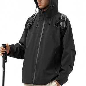 Chaqueta Técnica Softshell para Hombre, Ropa Resistente para Actividades al Aire Libre, Chaqueta Softshell para Senderismo - Product Image 1