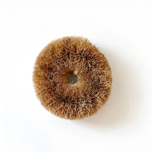 Eco Friendly Natural <b>Round</b> Coconut Fiber Coir Husk Tawashi <b>Brush</b> Eco Scourer Cleaning Products Kitchen Accessories - Product Image 3
