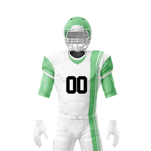 Uniforme de Fútbol Americano para Hombre, Jersey de Manga Larga con Pantalones a Juego, Ropa Deportiva Ligera para Entrenamiento de Fútbol - Product Image 1