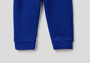 Ensemble de survêtement décontracté pour garçons, grande taille, imprimé bicolore, en polaire, avec sweat à capuche zippé et pantalon de jogging pour l'hiver - Product Image 2
