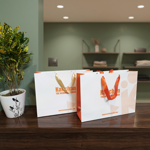 Sacs cadeaux en papier personnalisés de qualité supérieure, sacs de shopping de luxe en gros pour les magasins de détail, les mariages et les cadeaux - Product Image 2