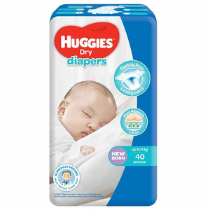 Couches pour bébé Huggies Little Snugglers, 92 unités (22-37 lbs), taille 5, prêtes à être expédiées - Product Image 5
