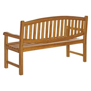 Silla de Jardín Tradicional de Teca para Exteriores con Reposabrazos, Estructura de Madera Maciza, Patas Cónicas, Impermeable, Ecológica y Cómoda - Product Image 4