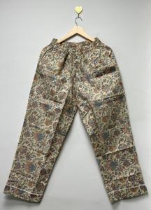 Unique Summer Autumn Floral Cotton Eco-Friendly Pajama <b>Set</b> for Women Indian Block <b>Print</b> Sleepwear Button Night Suit <b>3</b> Piece - Product Image 3