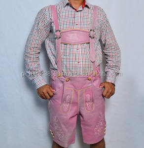 Pantalones Cortos de Cuero TRACHTEN de Alta Calidad para Hombre, Estilo Bávaro, para el Oktoberfest - Product Image 3