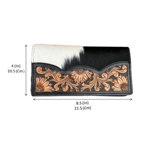 Nuevo bolso de mano de cuero de vaca con herramientas manuales de estilo occidental para mujer, superventas de cuero genuino, tarjetero único, carteras - Product Image 2