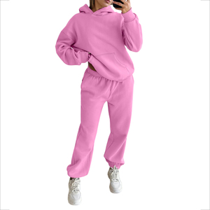 Conjunto Deportivo al por Mayor - Conjuntos Deportivos Premium para Mujer: Color Sólido, Corte Holgado, Ropa Deportiva de Alta Calidad para Mujer - Product Image 3