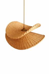 Handmade Natural Fiber Rattan Lampshade Twin-Rim Ripple Pendant <b>Light</b> Fixture Nordic Ceiling <b>Chandelier</b> for Bedroom - Product Image 1