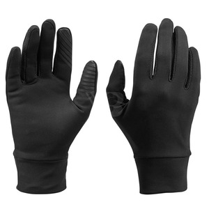 Gants de cyclisme en polaire noire de haute qualité, antidérapants, à doigts complets, chauds et anti-boulochage pour les sports d'hiver, le ski et la pêche - Vente en gros - Product Image 4