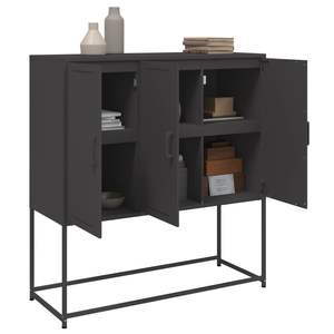 Librería Industrial Rectangular Mediana en Acero Negro - Product Image 4
