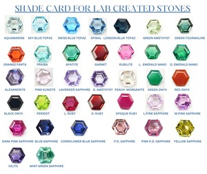 Pierre précieuse hexagonale en améthyste de laboratoire, 22,05 carats, améthyste violette profonde sans défaut, pierre précieuse en vrac pour la fabrication de bijoux - Product Image 6