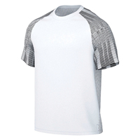 T-shirt raglan Eclipse pour homme - T-shirt noir élégant prêt pour l'entraînement - Manches géométriques subtilles - Coupe raglan flexible - 100% coton