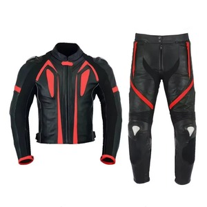 Combinaison de course en cuir pour moto pour homme, manches longues, coupe-vent, une pièce, professionnelle, pré-coupée, ajustement de course, CE - pour toutes les saisons - Product Image 6