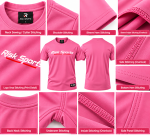 <b>Pink</b> Plus Size <b>Men's</b> T <b>Shirt</b> O Neck Short Sleeve Knitted Printed Casual Sports Tee with Pattern Front Custom Logo - Product Image 5