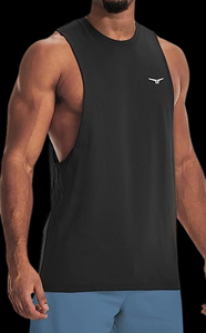 Men's Red <b>Superman</b> Logo Tank Top Crack Print O-Neck Casual Sleeveless <b>Shirt</b> - Product Image 3