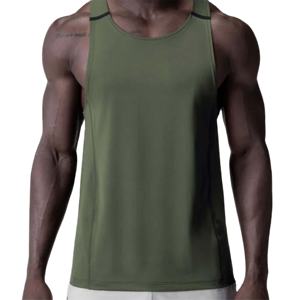 Nueva camiseta sin mangas para hombre, ropa deportiva de verano, camiseta de gimnasio sin mangas, chaleco transpirable de algodón para entrenamiento, fitness, entrenamiento muscular, ropa cómoda. - Product Image 1
