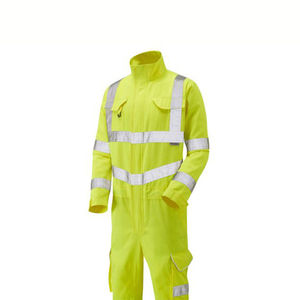 Overol de Trabajo Resistente de Talla Grande, Overol de Soldadura con Cinta Reflectante ANSI Clase 2 EN ISO 20471 Clase 3, Seguridad con Luz LED Intermitente - Product Image 3