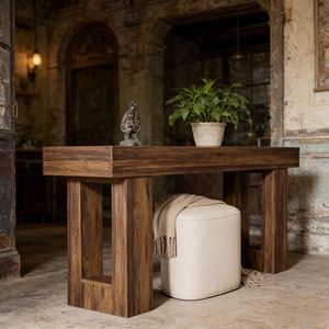 Consolle da ingresso in legno da 63 pollici per divano - Product Image 2