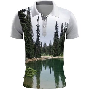 Chemises polo de sport personnalisées pour hommes - Dernier design, haute qualité, col rond, manches courtes, respirantes, séchage rapide, golf/tennis - Product Image 3