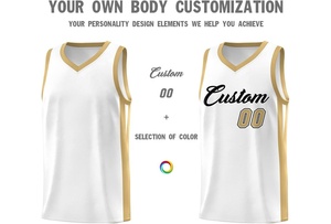 Camiseta de baloncesto de poliéster 100% ligera de calidad superior, camiseta de talla grande de secado rápido, ropa de baloncesto con impresión de logotipo personalizado - Product Image 2