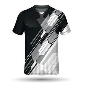 Camisetas Deportivas Extra Grandes Personalizadas, Ecológicas, de Forro Polar, al por Mayor, de Alta Calidad, de Poliéster/Algodón, Unisex, de Manga Corta para Hombre, 220g - Product Image 2