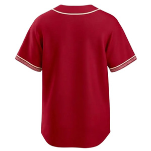 Maillot de baseball personnalisé de haute qualité avec logo, T-shirt premium avec nom d'équipe, sublimation douce, fabricant OEM, vêtements de sport unisexes - Product Image 6