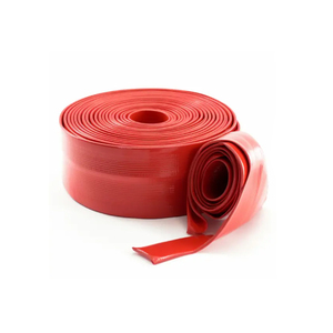 Vente en gros de tuyaux flexibles en PVC rouge de 4 pouces à plat, bonne résistance au froid et au chaud, haute pression durable pour les tubes en plastique d'évacuation de l'eau - Product Image 3