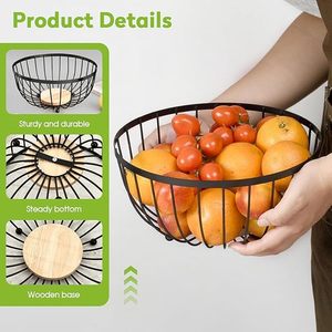 Deep <b>Mesh</b> Iron Eco-friendly Vintage Customizable Heavy Duty Multi-Purpose <b>Storage</b> <b>Basket</b> for Garage <b>Storage</b> - Product Image 4