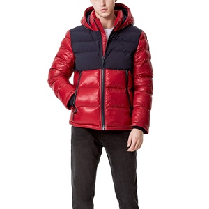 Veste matelassée pour homme, tenue chaude d'hiver à fermeture éclair, Logo personnalisé, haute qualité, OEM, vente en gros - Product Image 1
