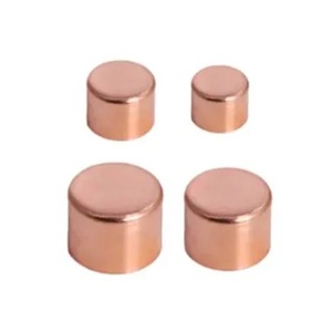 Tapa de Cobre de 1/4'' para Tuberías, Resistente a la Corrosión, Pulida, para Agua, Gas, Refrigeración, HVAC e Industria - Product Image 3