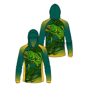 Camisa de Pesca con Capucha, Impermeable, con Protección UV, de Secado Rápido y Transpirable para Pescadores - Servicio OEM Personalizable - Product Image 1