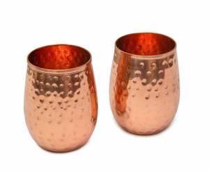 Verre à boire en cuivre pur vintage de luxe haut de gamme pour la maison, les restaurants, les hôtels, la vaisselle, les articles de bar, design élégant et classique - Product Image 5