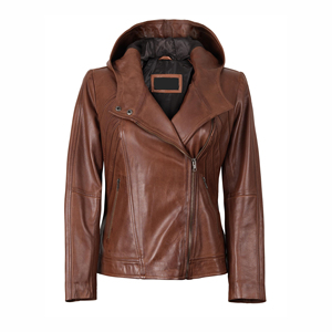 Veste en cuir pour femme de fabrication professionnelle à vendre, meilleure qualité, vêtements décontractés, manches longues, vestes en cuir pour femmes - Product Image 1