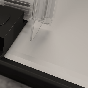 Noir mat 22D03P08-36MBX2 Bande d'étanchéité inférieure simple pour portes de douche - Product Image 6