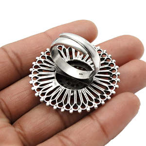 Wholesale 925 Sterling Silver Classic Fine Wedding or Party <b>Ring</b> Available In 925 Sterling Silver Adjustable Bohemian Jewelry - Product Image 2