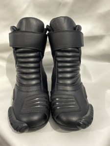 Bottes mi-hautes, bottes de motard, chaussures de course parfaites, chaussures en cuir imperméables - Product Image 2