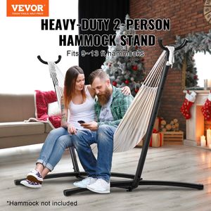 Portable Steel <b>Hammock</b> Stand 450lbs Capacity 2-Person Heavy Duty Adjustable Hooks <b>Hammock</b> Frame Fits 9.5-12" <b>Hammock</b> <b>Hammock</b> - Product Image 2