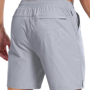 กางเกงขาสั้นผู้ชายสำหรับฤดูร้อน สไตล์มินิมอล ลำลอง น้ำหนักเบา ผ้าฝ้าย ให้ความรู้สึกสบาย กระชับเอว - Product Image 2