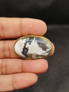 Lot en gros de pendentifs et breloques ovales en agate d'arbre 100% naturelle, faits à la main, de haute qualité, avec rainures, au meilleur prix - Product Image 2